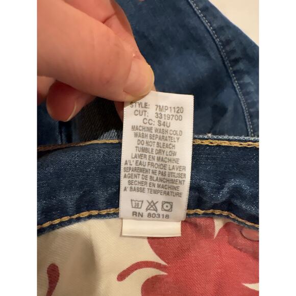 Vintage Lucky Brand Jeans Mens Size 38x30 Blue Bootcut 181 Distressed Preppy Y2K - Picture 7 of 11